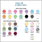 Happy Birthday Charm 2.0 (Single Layer, Colour Customisable)