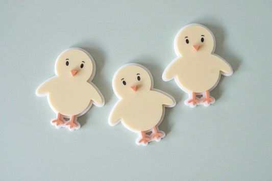 Baby Chick Charms (Double Layered)