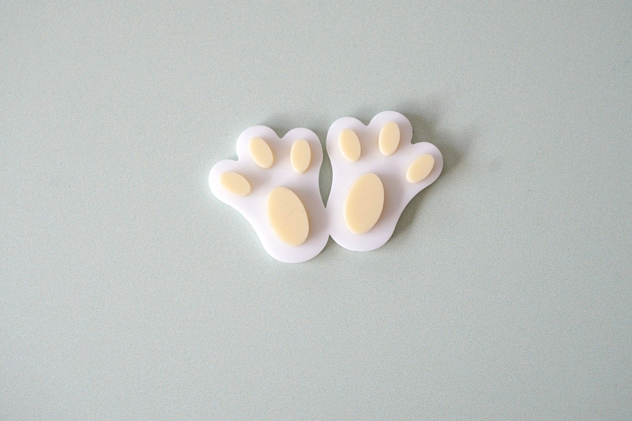 Bunny Feet Charms (Double Layered)