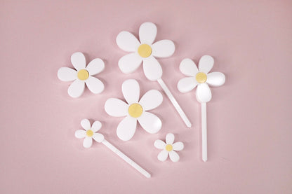 Daisy Flower Mini Charms