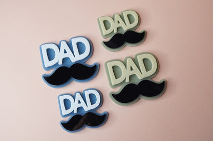 Dad Moustache Charm - Father's Day