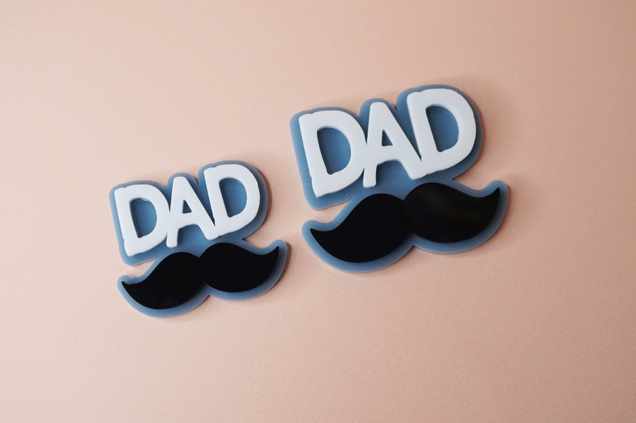 Dad Moustache Charm - Father's Day