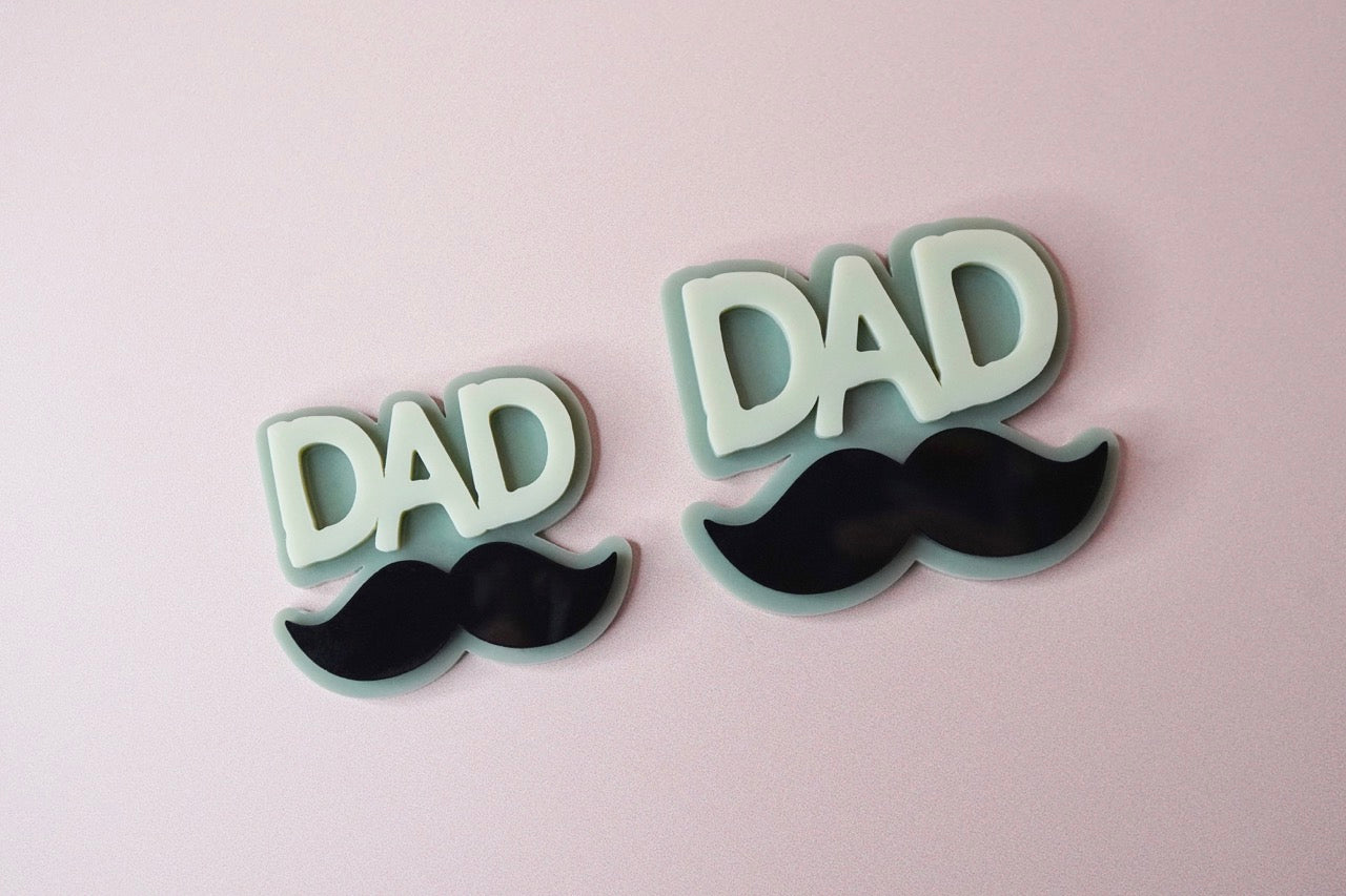 Dad Moustache Charm - Father's Day