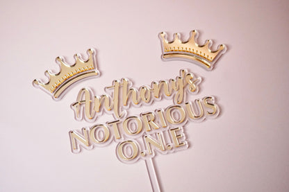 Notorious Cake Topper (Colour Customisable)